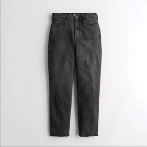 Hollister Black Wash Mom Jeans